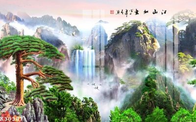 File gốc File gốc in tranh tổng hợp K30387 (phong cách) cổ điển