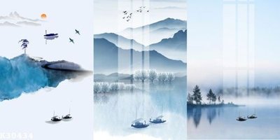 Ảnh gốc File gốc in tranh tổng hợp K30434 (nét căng) in mica