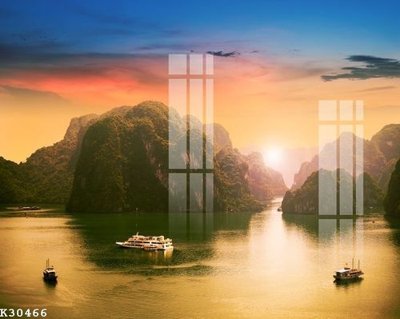 File gốc File gốc in tranh tổng hợp K30466 (vector) cho in ấn