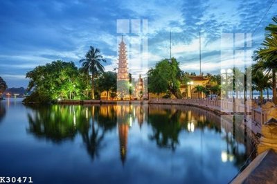 File in trần File gốc in tranh tổng hợp K30471 (bản gốc) bầu trời