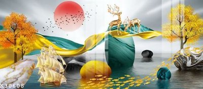 File tranh File gốc in tranh tổng hợp K30608 (ảnh gốc) độc quyền