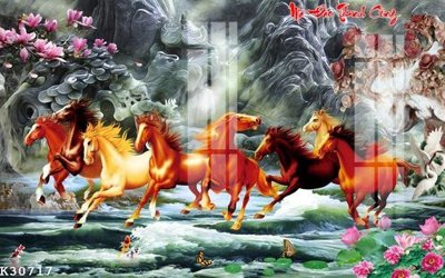 File tranh File gốc in tranh tổng hợp K30717 (bản gốc) in lụa 3D