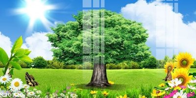 File tranh in trần 3D File gốc in tranh tổng hợp K30770 (ảnh gốc)