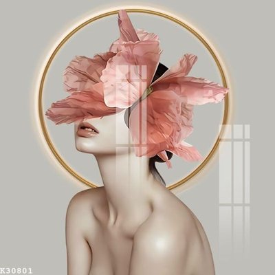 File PSD File gốc in tranh tổng hợp K30801 (gốc) cho designer