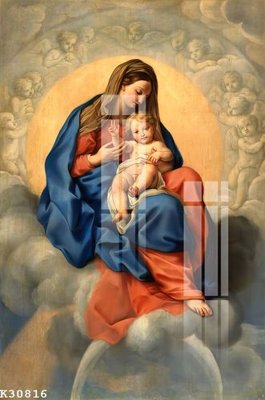 File tranh PSD File gốc in tranh tổng hợp K30816 chất lượng cao