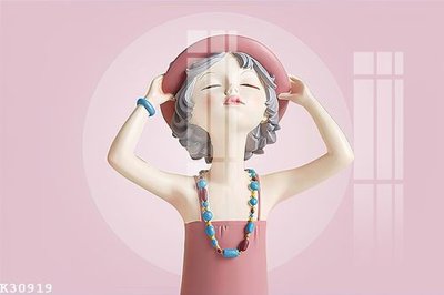 File gốc File gốc in tranh tổng hợp K30919 (in tráng gương) ốp tường