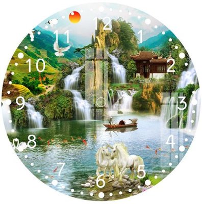 File in mica File gốc in tranh tổng hợp K31003 (bản gốc) làm vách ngăn