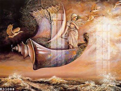 File tranh in trần 3D File gốc in tranh tổng hợp K31084 (ảnh gốc)