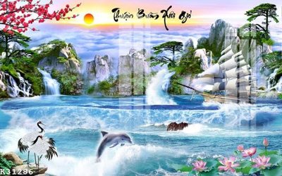 File tranh File gốc in tranh tổng hợp K31286 (bản gốc) in lụa dán tường