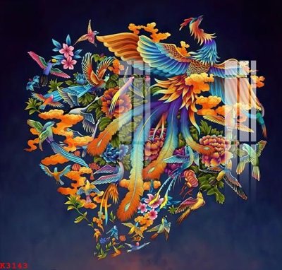 File gốc File gốc in tranh tổng hợp K3143 (vector) cho in ấn