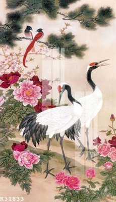File gốc File gốc in tranh tổng hợp K31833 (in lụa) trang trí tường