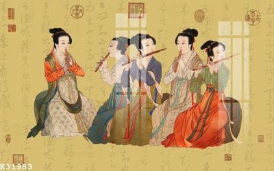 File tranh File gốc in tranh tổng hợp K31953 (bản gốc) in lụa dán tường