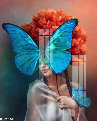 Ảnh gốc File gốc in tranh tổng hợp K32368 (độ nét cao) in mica