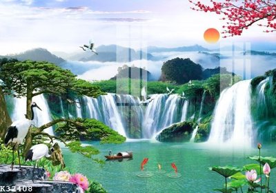 File gốc File gốc in tranh tổng hợp K32408 (in lụa) chi tiết cao