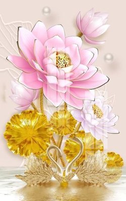 File in mica File gốc in tranh tổng hợp K32589 (bản gốc) làm vách ngăn