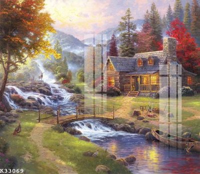 File gốc File gốc in tranh tổng hợp K33069 (in mica) làm quà tặng