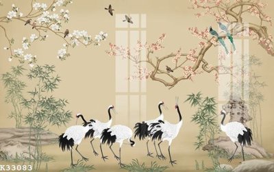 Download file gốc File gốc in tranh tổng hợp K33083 (in lụa) nghệ thuật