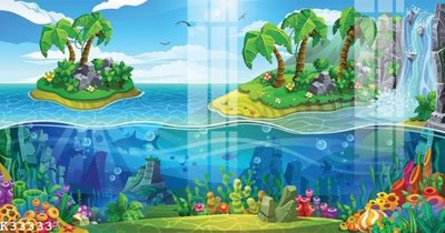 File gốc File gốc in tranh tổng hợp K33333 (ảnh chi tiết) để in trần