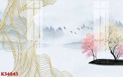 File in ấn File gốc in tranh tổng hợp K34243 (bản gốc) chất lượng cao