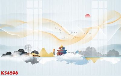 Hình ảnh file gốc File gốc in tranh tổng hợp K34298 cho in UV