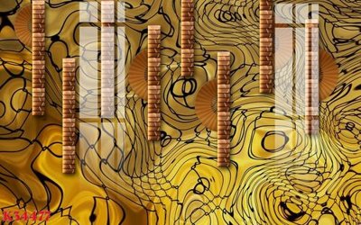 File tranh PSD File gốc in tranh tổng hợp K34477 chất lượng cao