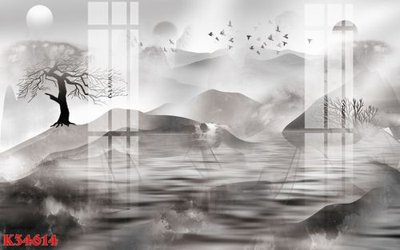 File gốc File gốc in tranh tổng hợp K34614 (PNG) chất lượng cao