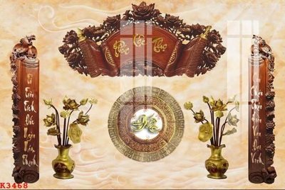 File gốc File gốc in tranh tổng hợp K3468 (in lụa) tranh thuận buồm