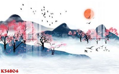 Download file gốc File gốc in tranh tổng hợp K34804 (in mica) trang trí