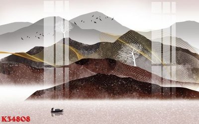 File in lụa File gốc in tranh tổng hợp K34808 (phong cảnh) File gốc in tranh tổng hợp K34808