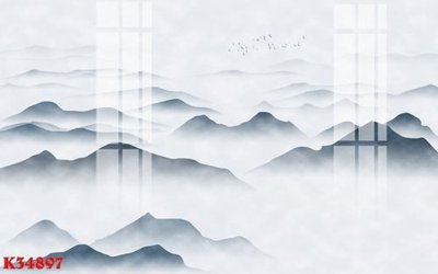 File gốc File gốc in tranh tổng hợp K34897 (in lụa) hoa văn cổ điển