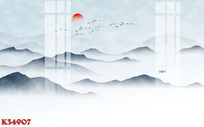 File PSD in ấn File gốc in tranh tổng hợp K34907 (chất lượng cao)