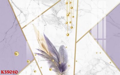 File gốc File gốc in tranh tổng hợp K35010 (in lụa) họa tiết 3D