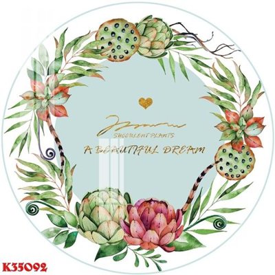 File gốc in ấn File gốc in tranh tổng hợp K35092 chuẩn màu CMYK