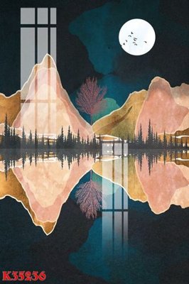 File gốc File gốc in tranh tổng hợp K35236 (trang trí) cho phòng khách