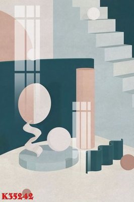 File gốc File gốc in tranh tổng hợp K35242 (in 3D) nghệ thuật