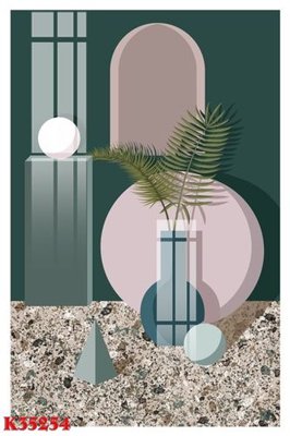 File in mica File gốc in tranh tổng hợp K35254 (bản gốc) sắc sảo