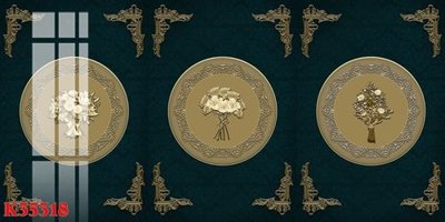 File in trần File gốc in tranh tổng hợp K35318 (bản gốc 3D) sống động