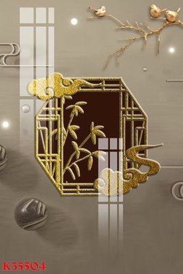 File gốc File gốc in tranh tổng hợp K35504 (cho in UV) siêu nét