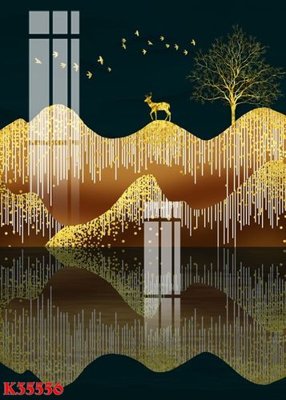 File tranh File gốc in tranh tổng hợp K35556 (gốc) phong cách tối giản