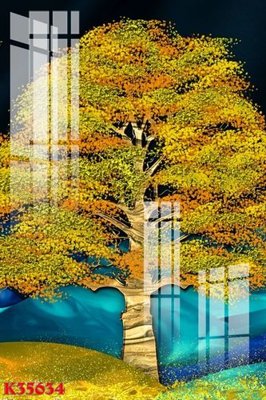 File gốc File gốc in tranh tổng hợp K35634 (in lụa) chi tiết cao