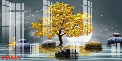 File gốc File gốc in tranh tổng hợp K35643 (phong cách) cổ điển