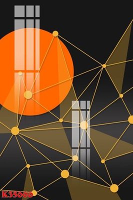 File in trần File gốc in tranh tổng hợp K35666 (bản gốc 3D) sống động