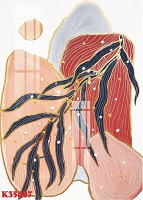 File ảnh File gốc in tranh tổng hợp K35687 (gốc) in PP, decal