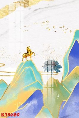 File in trần File gốc in tranh tổng hợp K35689 (bản gốc) phong cảnh