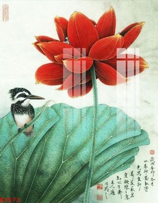 File in trần File gốc in tranh tổng hợp K3573 (bản gốc) phong cảnh