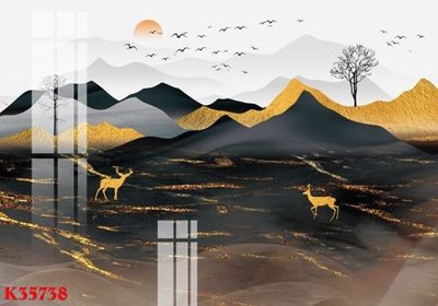 File gốc File gốc in tranh tổng hợp K35738 (trang trí) phòng ngủ