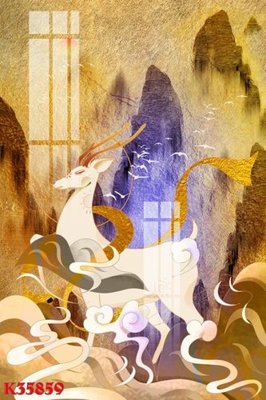 File in trần File gốc in tranh tổng hợp K35859 (file gốc) xuyên sáng