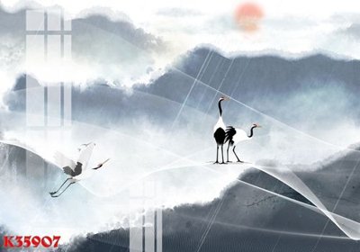 File tranh File gốc in tranh tổng hợp K35907 (ảnh gốc) in trần 3D