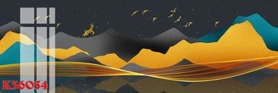 File gốc File gốc in tranh tổng hợp K36054 (in tráng gương) hiện đại