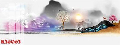 File in trần File gốc in tranh tổng hợp K36063 (file gốc) hoa văn 3D